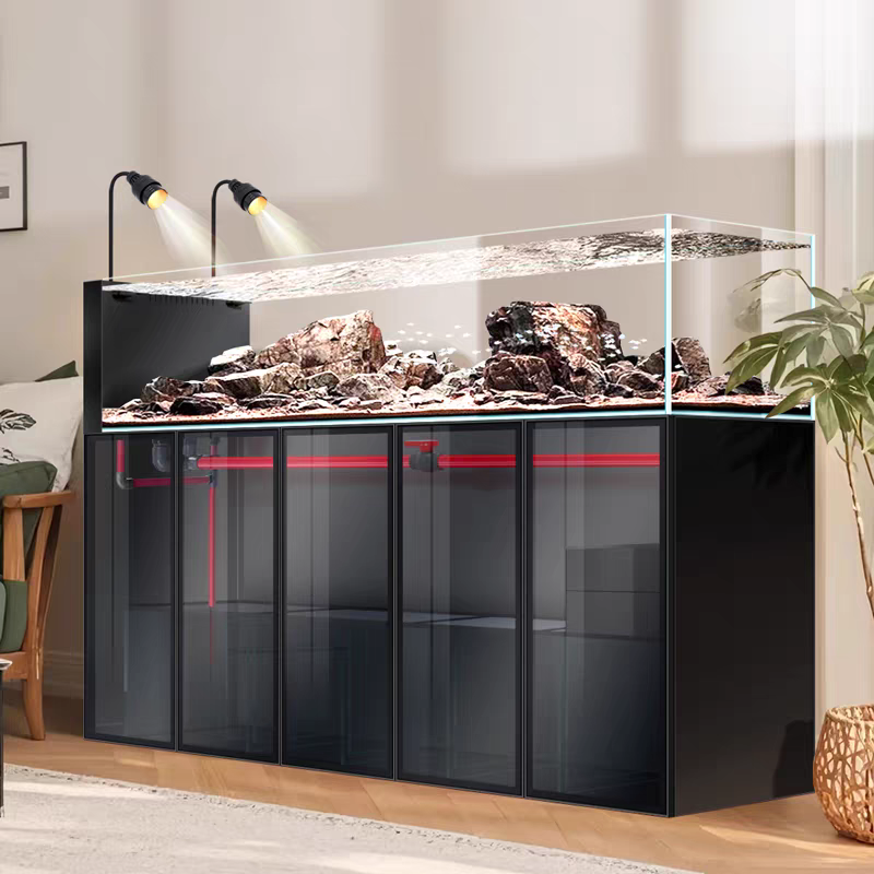 【Customized】Home stream tank original ecological landscape aquarium bottom filtration system