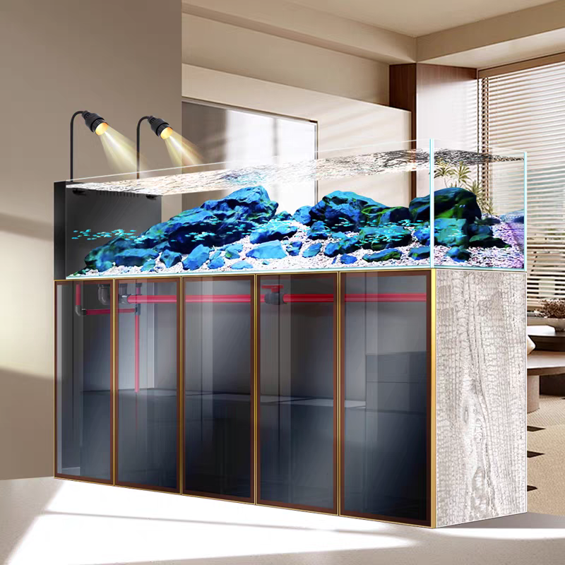 【Customized】Home stream tank original ecological landscape aquarium bottom filtration system