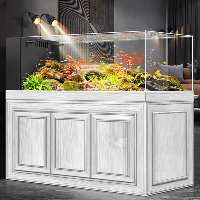 【Customized】 Intelligent Ecological Water Plant Tank Ultra-clear Glass Aquarium