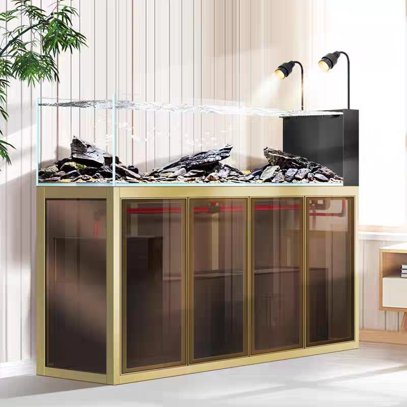 【Customized】 Industrial style stream tank   black glass backpack overflow