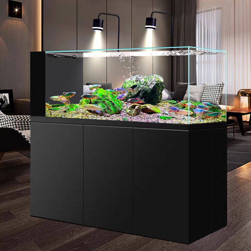 【Customized】Ultra-white glass ecological stream tank landscape aquarium