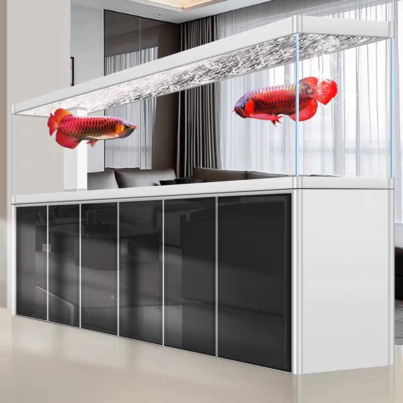 [Customized] Large high-end luxury dedicated dragon fish tank with bottom filter and no water change required