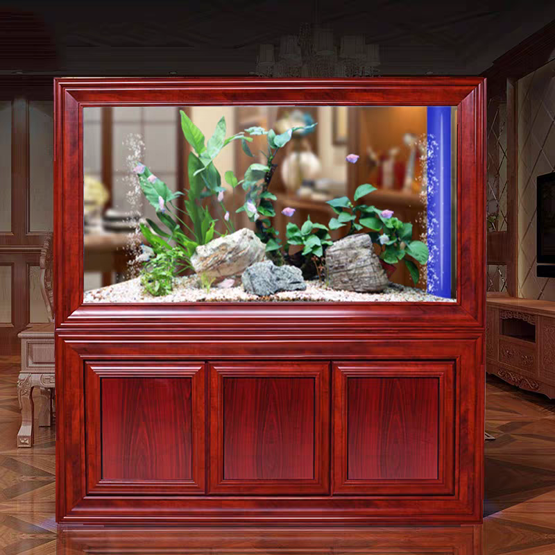 【Customized】Large Arowana Fish Tank with Ultra-clear Glass and Professional Bottom Filtration System