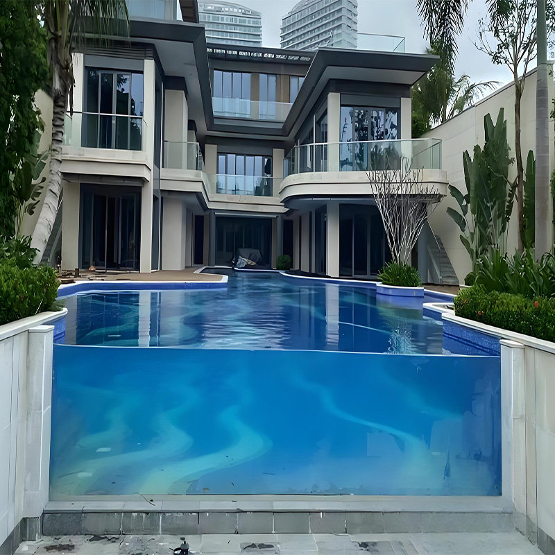 【Customized】curved acrylic side panels for swimming pools  non-yellowing  free design