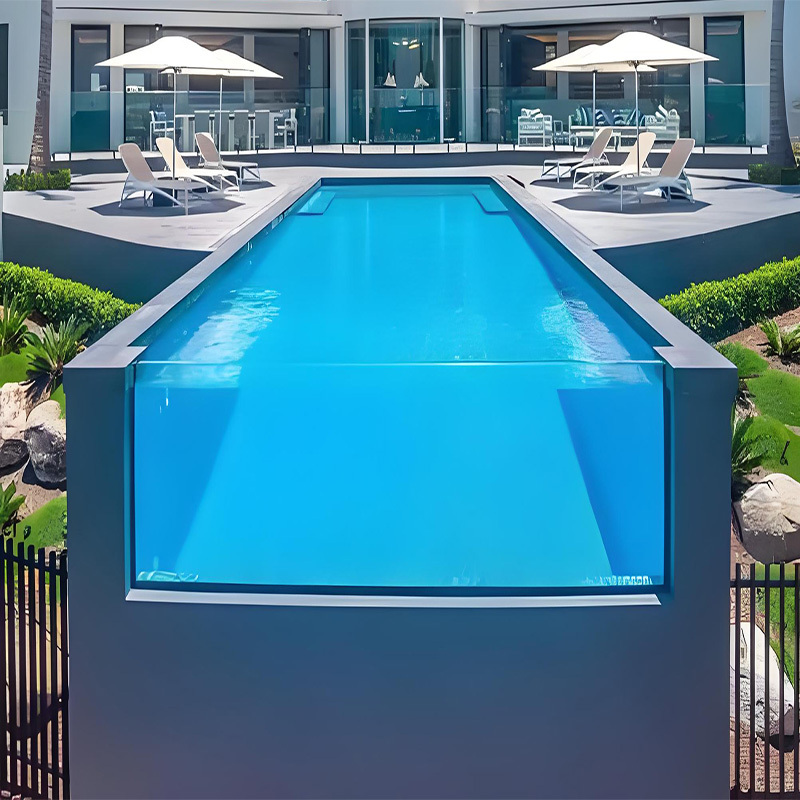【Customized】large swimming pool borderless acrylic panels　/ aquarium viewing panels