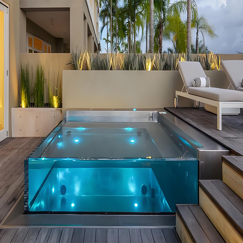 【Customized】Acrylic Viewing Window for Hotel Swimming Pools - Long Service Life