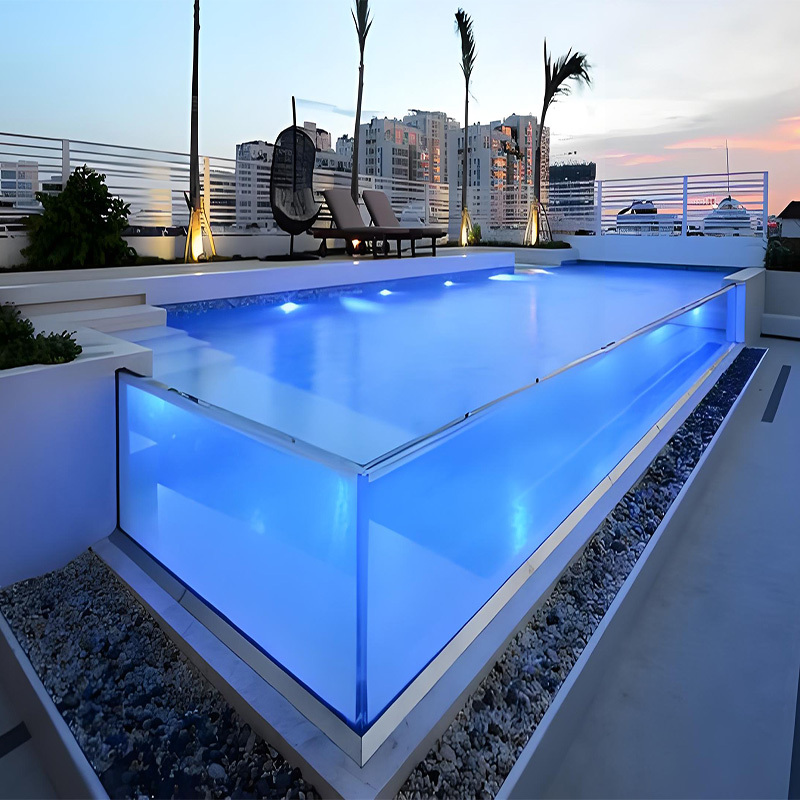 【Customized】Acrylic Viewing Window for Hotel Swimming Pools - Long Service Life