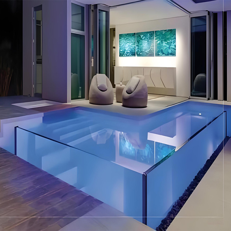 【Customized】 acrylic thick plate swimming pool baffles 80mm-200mm