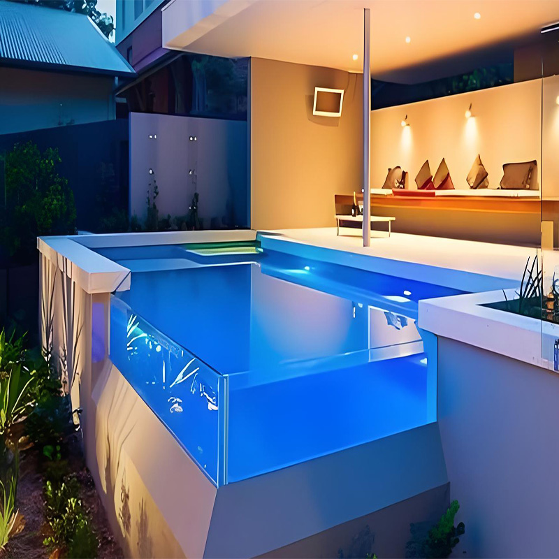 【Customized】Indoor and outdoor wading pool made of acrylic material, high transparency