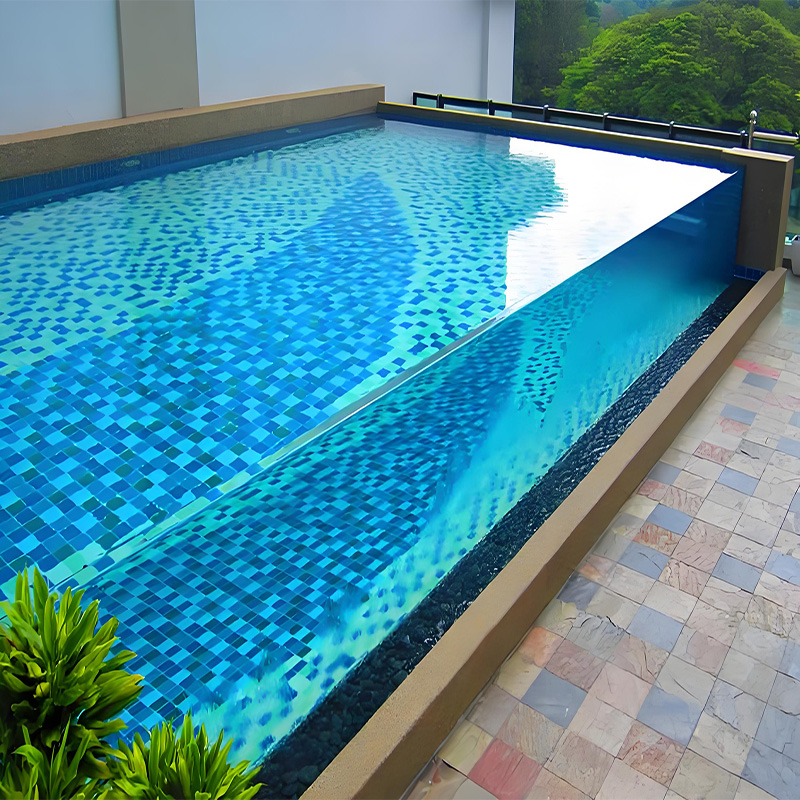 【Customized】 Infinity Acrylic Swimming Pool for Villas and Hotels - High Transparency