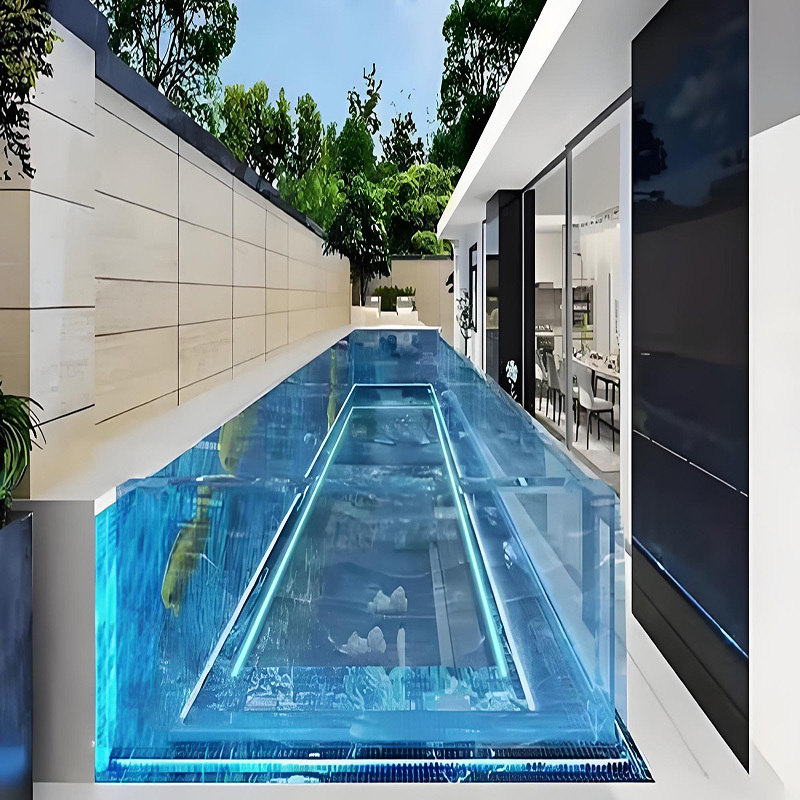 【Customized】Indoor and outdoor wading pool made of acrylic material, high transparency