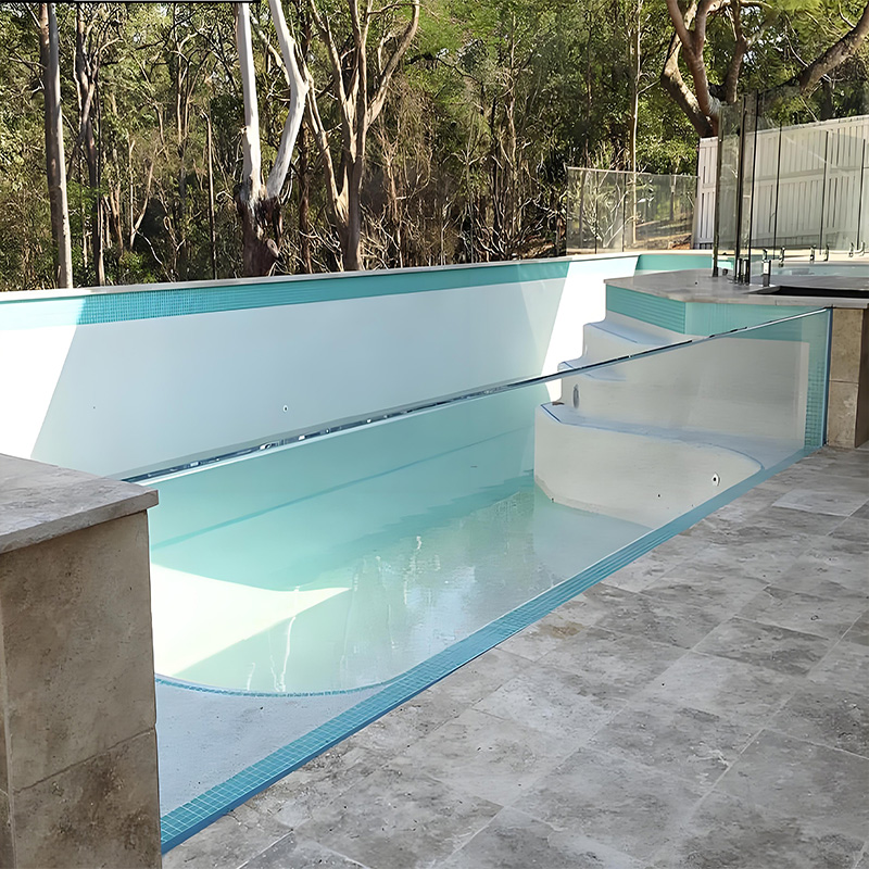 【Customized】Acrylic material  floor-to-ceiling single-sided viewing window   large water feature swimming pool
