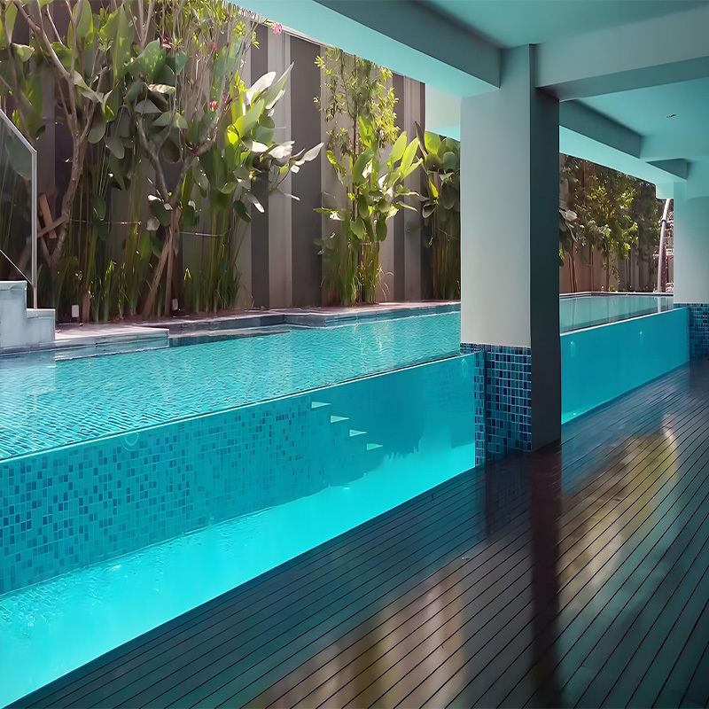 【Customized】acrylic fence for villa swimming pool    PMMA board