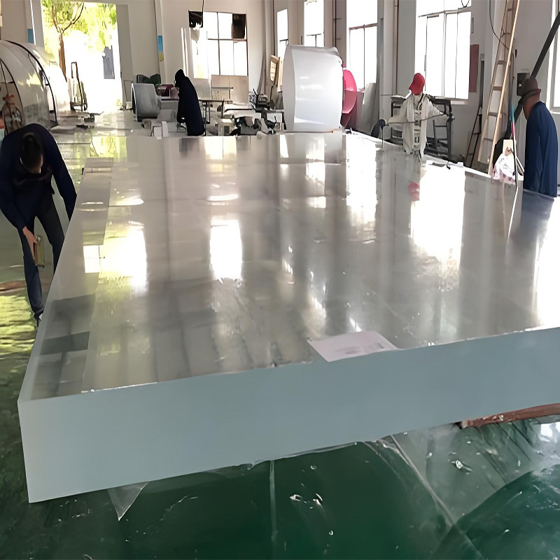 【Customized】 Hotel Outdoor Transparent Acrylic Wading Pool - High Transparency