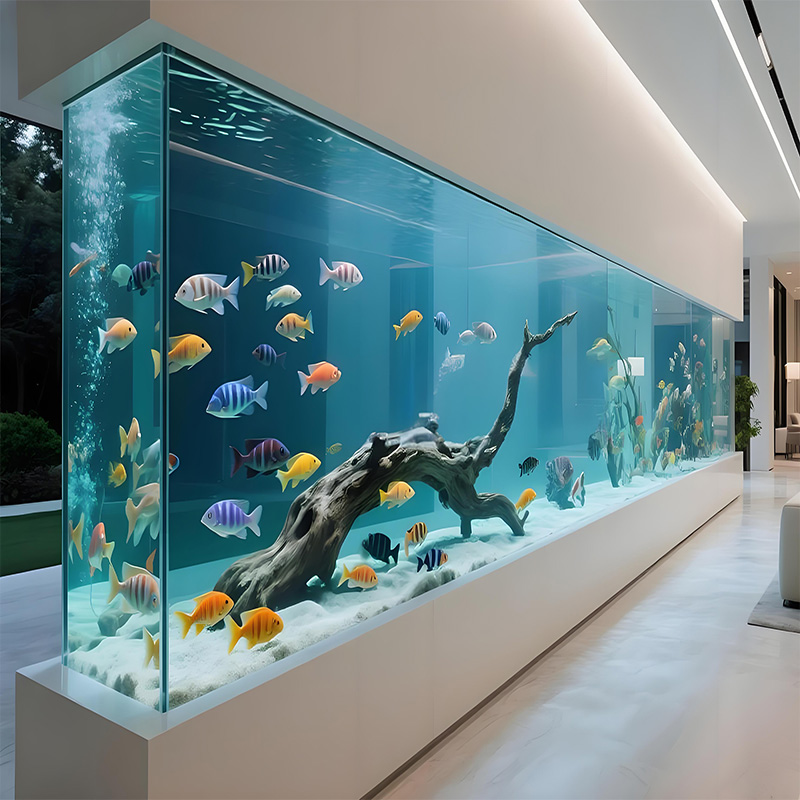 【Customized】 Acrylic Jellyfish Tank   Landscape Mermaid Show Aquarium