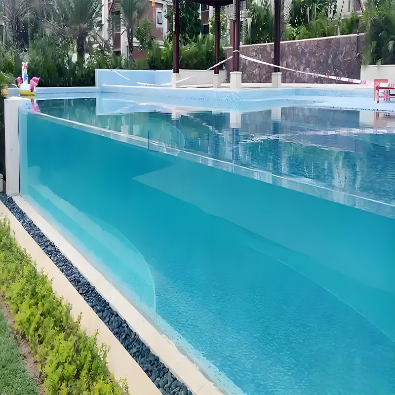 【Customized】acrylic swimming pool panels　/ seamless splicing　/　thick aquarium panels