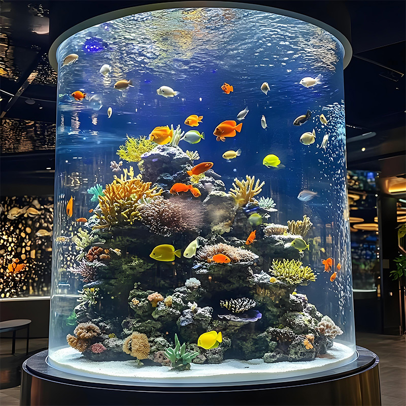 【Customized】Acrylic Aquarium   Large Ecological Rainforest Fish Tank