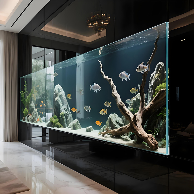 【Customized】 Acrylic sheet ecological landscape fish tank, highly malleable