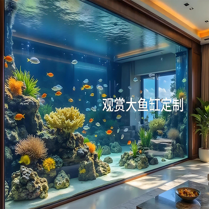 【Customized】 Acrylic Viewing Window for Hotel Fish Pond - High Transparency