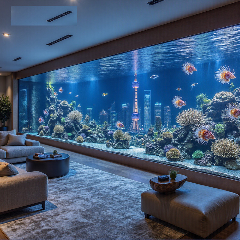 【Customized】PMMA panels for swimming pool     acrylic fish tank