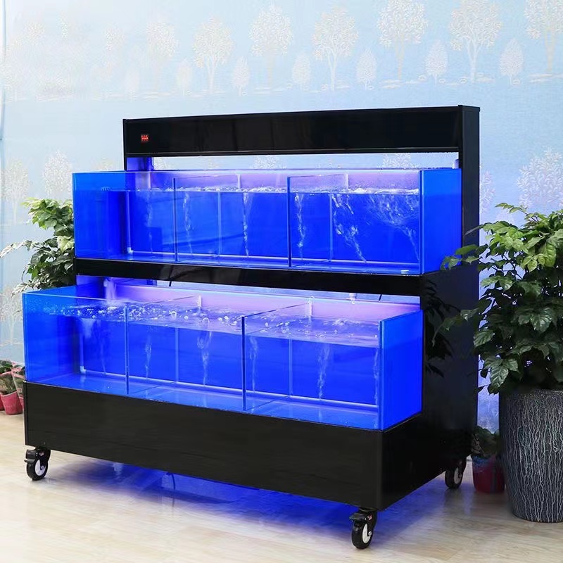 【Customized】Hotel seafood pool design with refrigeration and oxygenation system