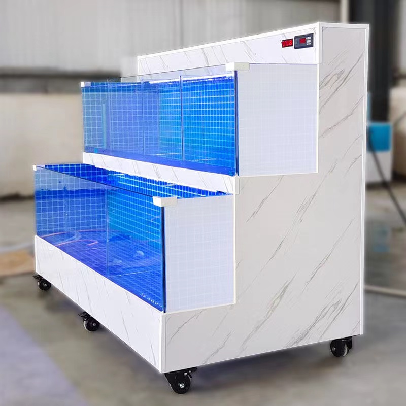 【Customized】Hotel seafood pool design with refrigeration and oxygenation system