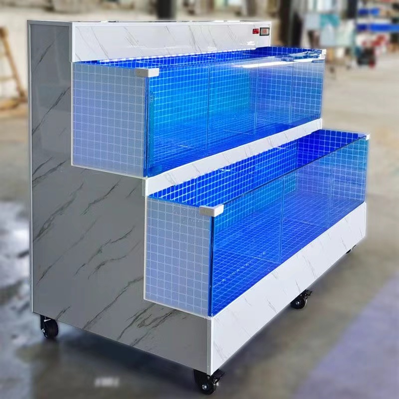 【Customized】 Restaurant-specific seafood pool with beautiful appearance and high light transmittance