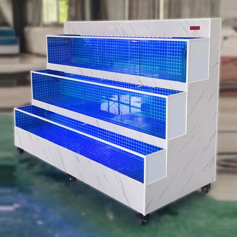 【Customized】Hotel seafood pool design with refrigeration and oxygenation system