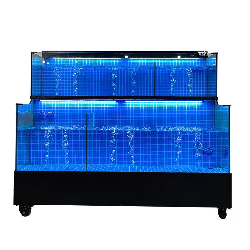 【Customized】Freshwater fish aquarium with cooling and filtration system  easy to install