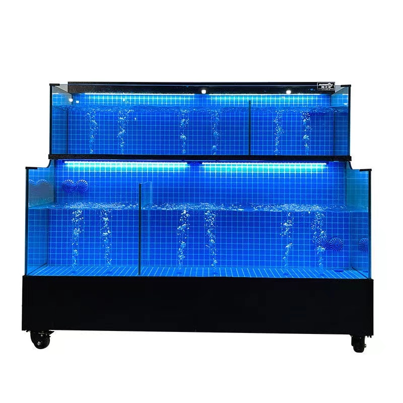 【Customized】Hotel seafood pool design with refrigeration and oxygenation system