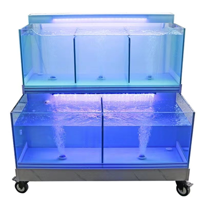 【Customized】Freshwater fish aquarium with cooling and filtration system  easy to install