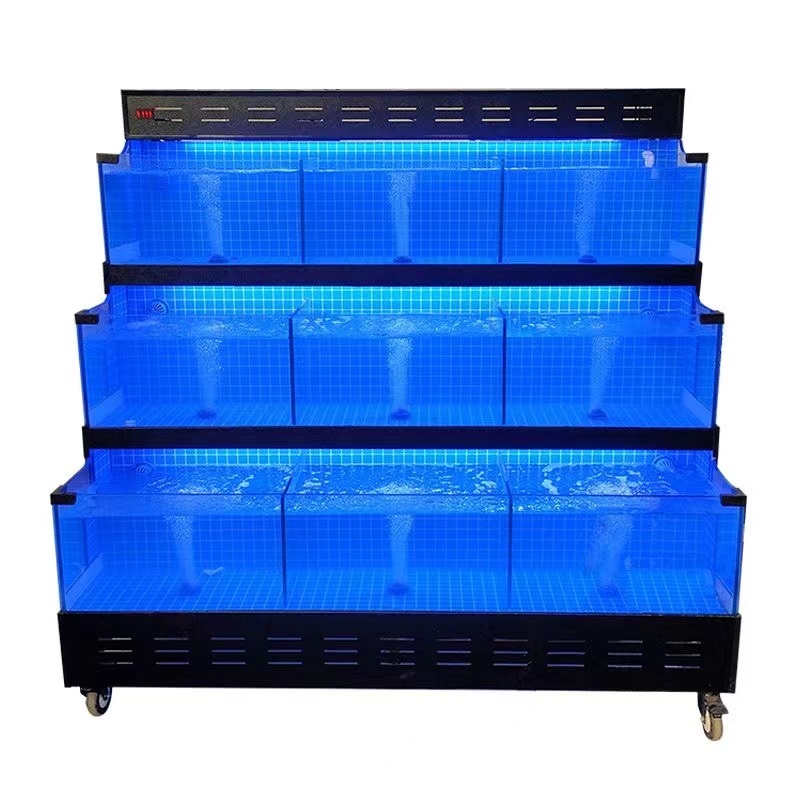 【Customized】Hotel seafood pool design with refrigeration and oxygenation system