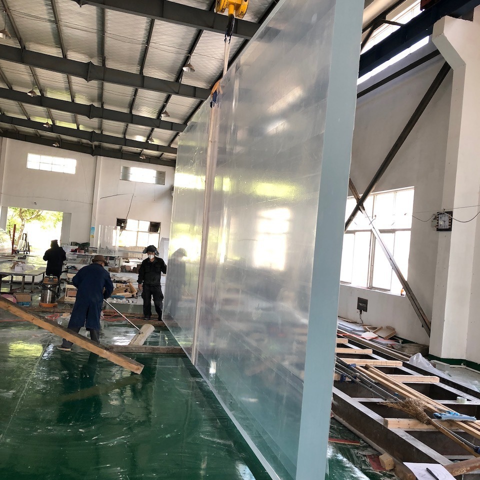 【Customized】 Extra Large and Extra Thick Acrylic Sheet　/　 PMMA Sheet for Aquarium Viewing