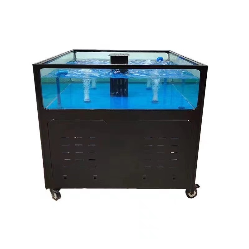 【Customized】 Glass seafood pool for hotels and supermarkets  no installation required  plug and play