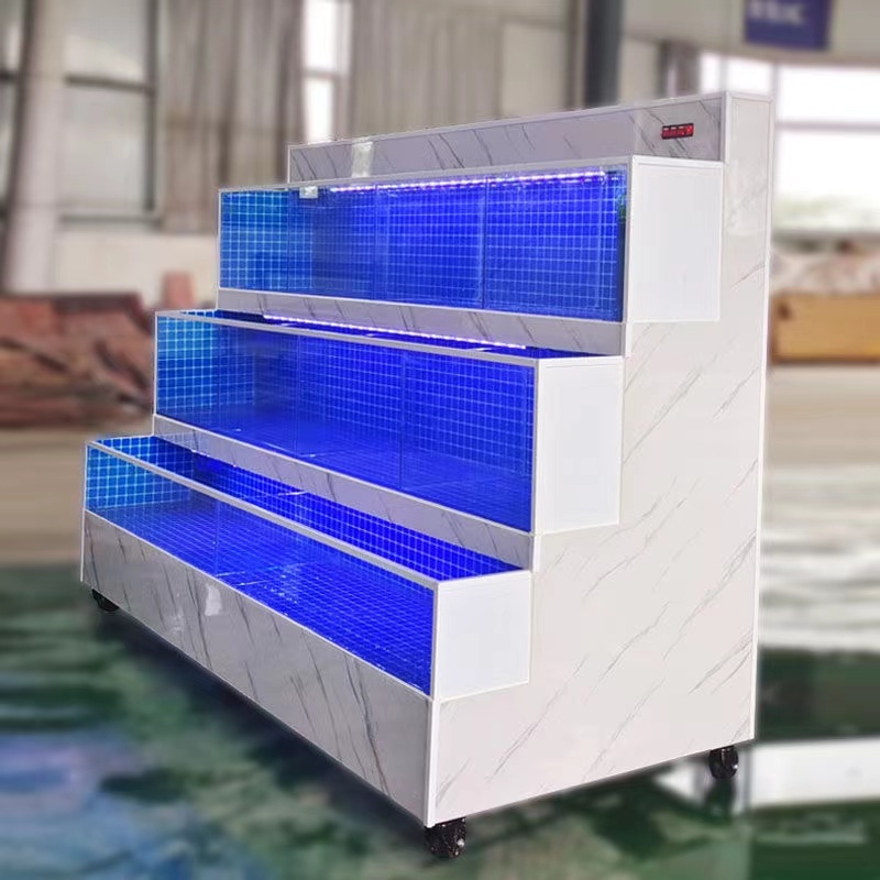 【Customized】 Restaurant-specific seafood pool with beautiful appearance and high light transmittance