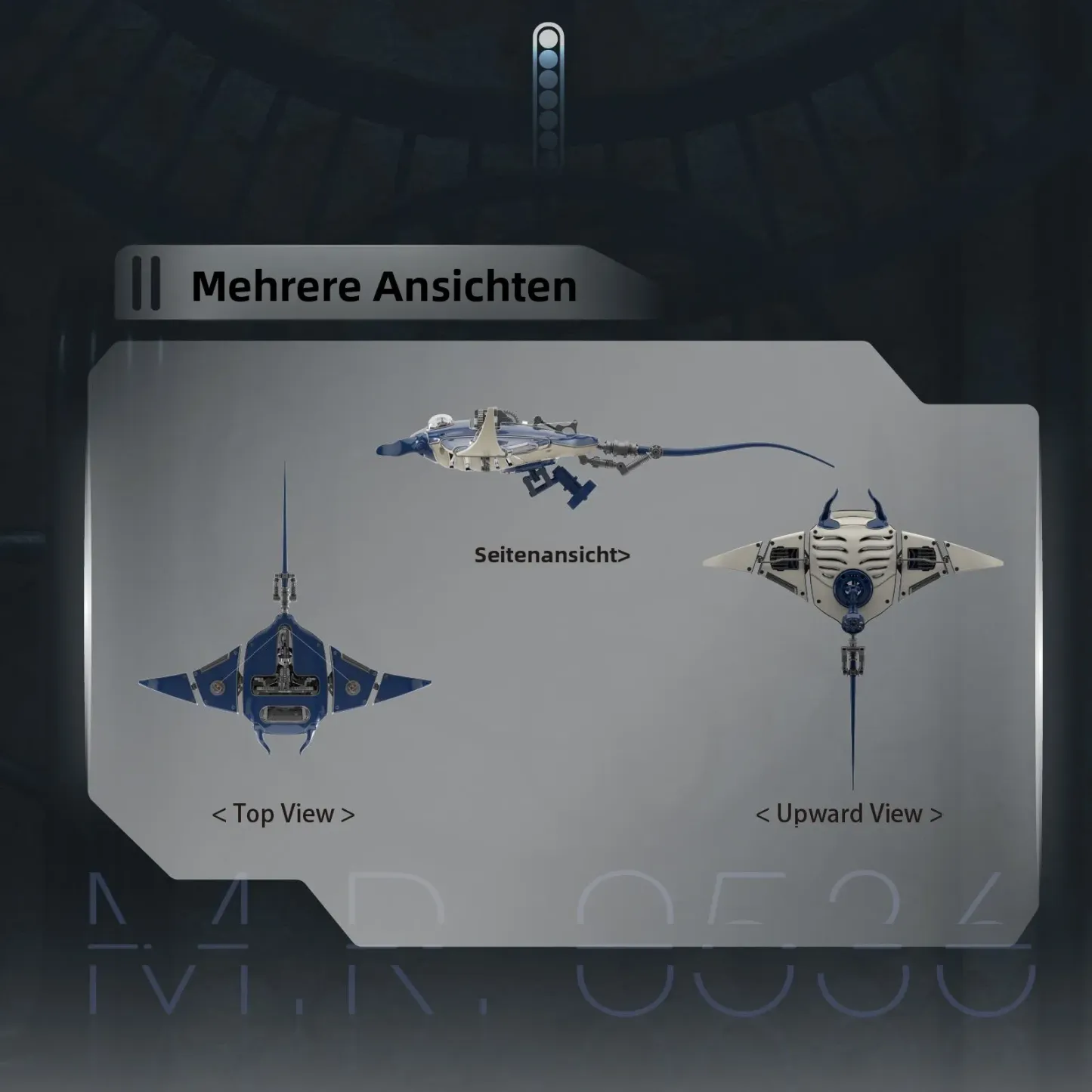 Steampunk Mobula Mantarochen Mechanisches 3D Metallmodell Baukit 200+ Teile