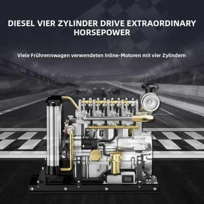 Funktionierendes Mini-Diesel-Motor Metallmodellkit