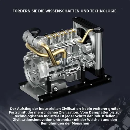 Funktionierendes Mini-Diesel-Motor Metallmodellkit
