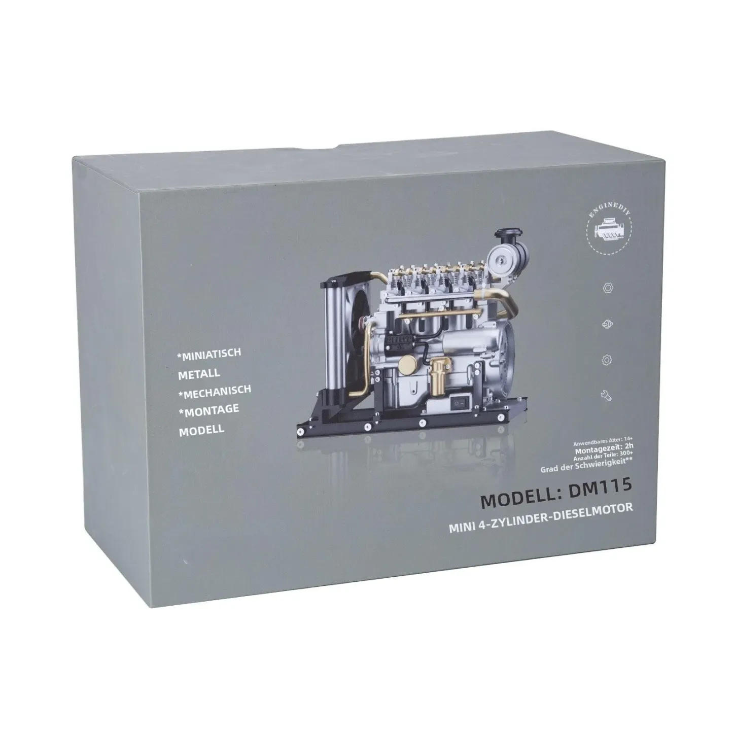 Funktionierendes Mini-Diesel-Motor Metallmodellkit
