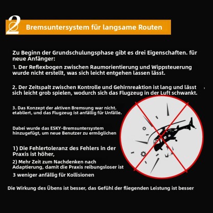 RC Flugzeug RC Hubschrauber Modell mit LED-Lichtern (RTF-Version)