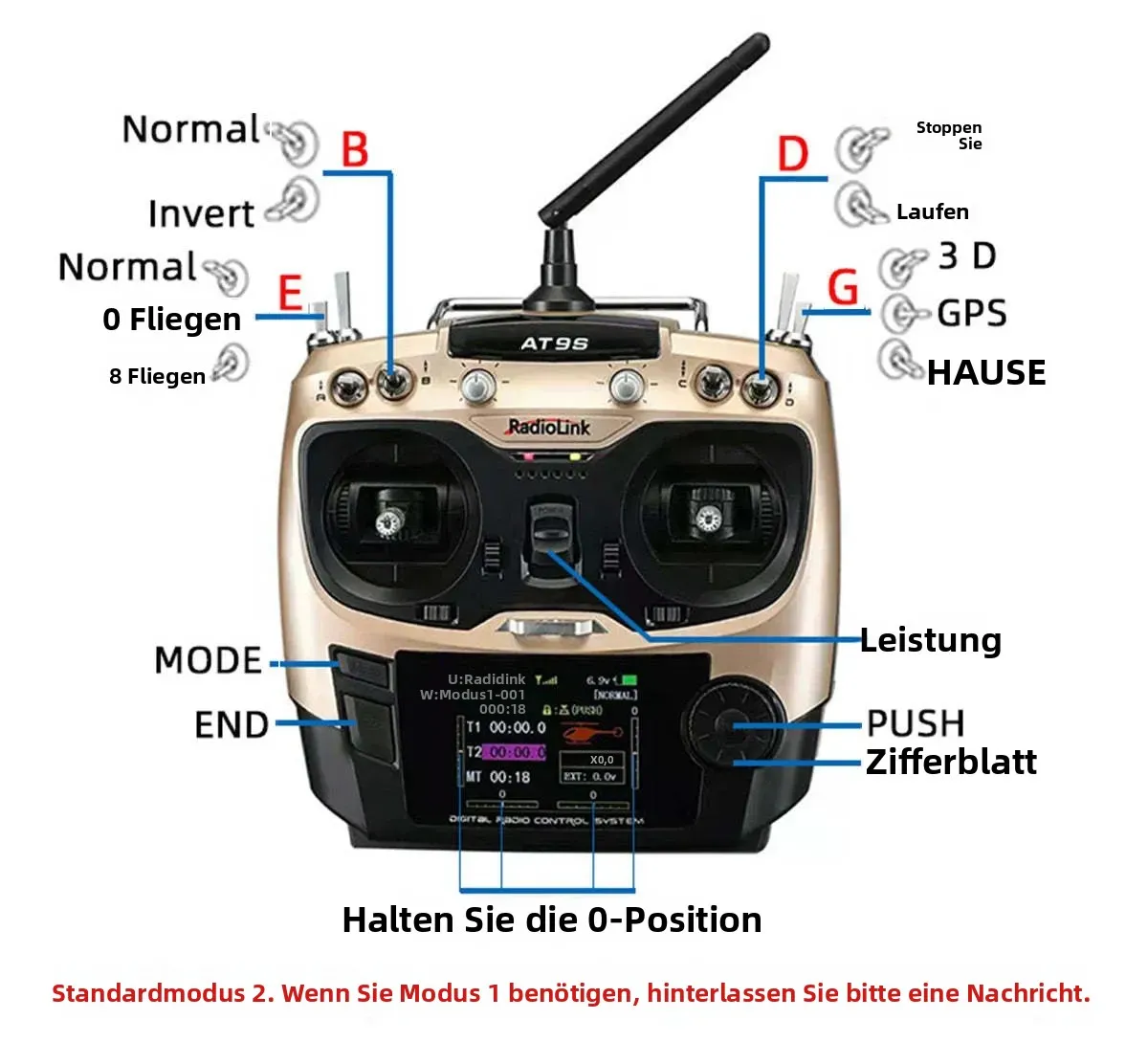 300C Pro 12-Kanal Super-Simulations-Smart RC Hubschrauber RTF