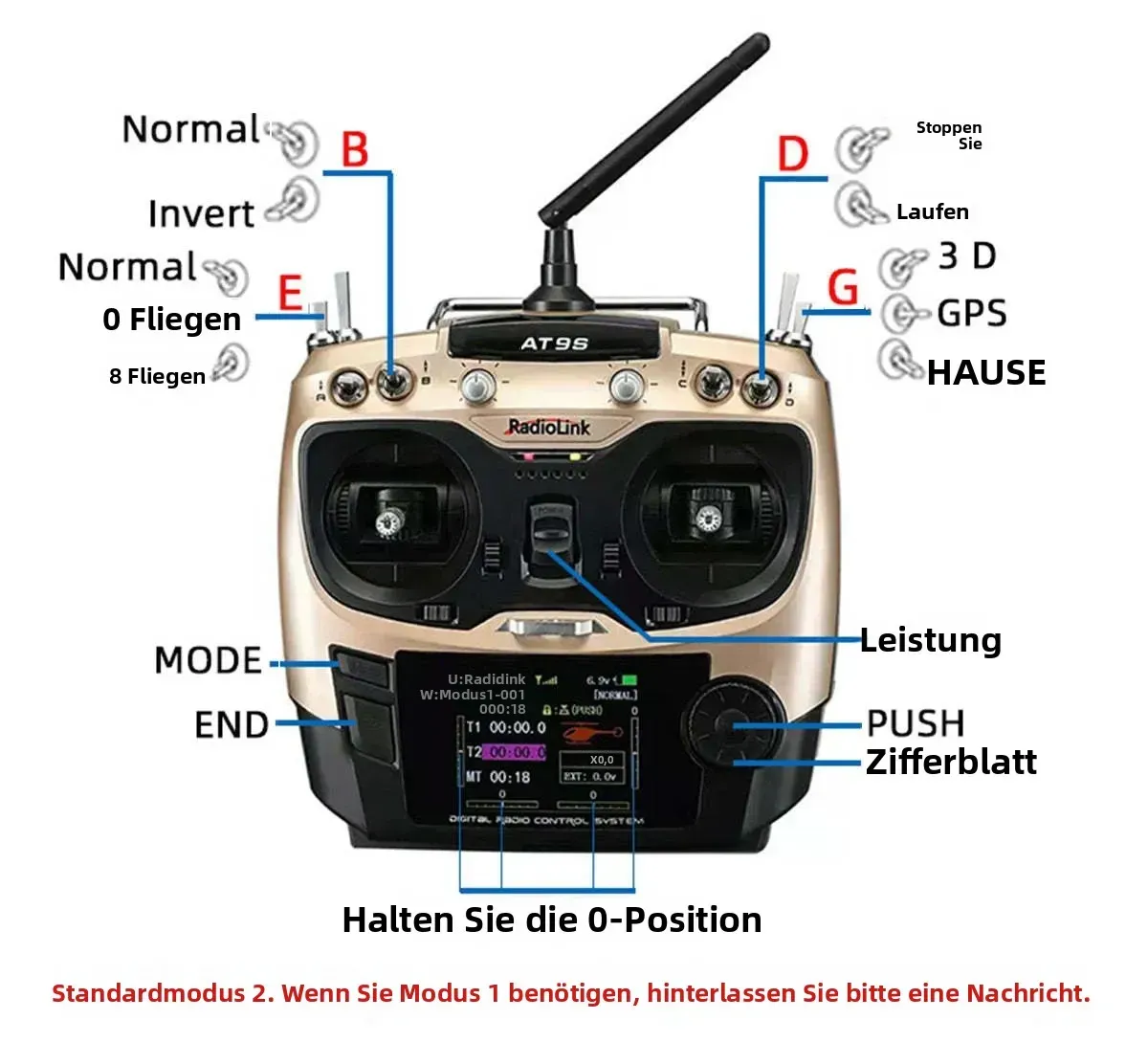300C Pro 12-Kanal Super-Simulations-Smart RC Hubschrauber RTF