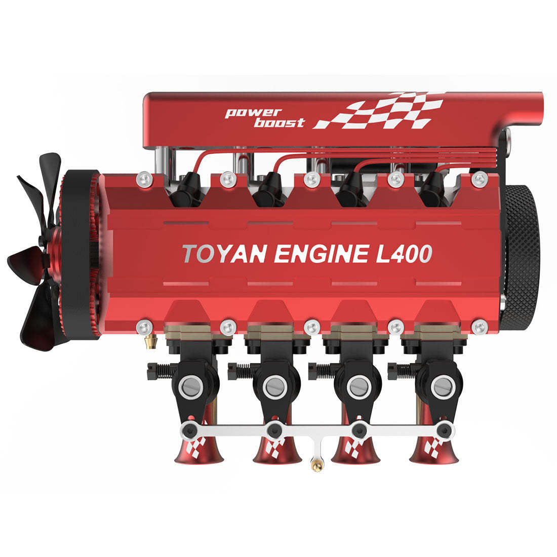 L400 14cc Inline-4-Zylinder-Viertakt-Wassergekühltes Nitro-Motor Modell
