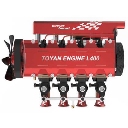 L400 14cc Inline-4-Zylinder-Viertakt-Wassergekühltes Nitro-Motor Modell