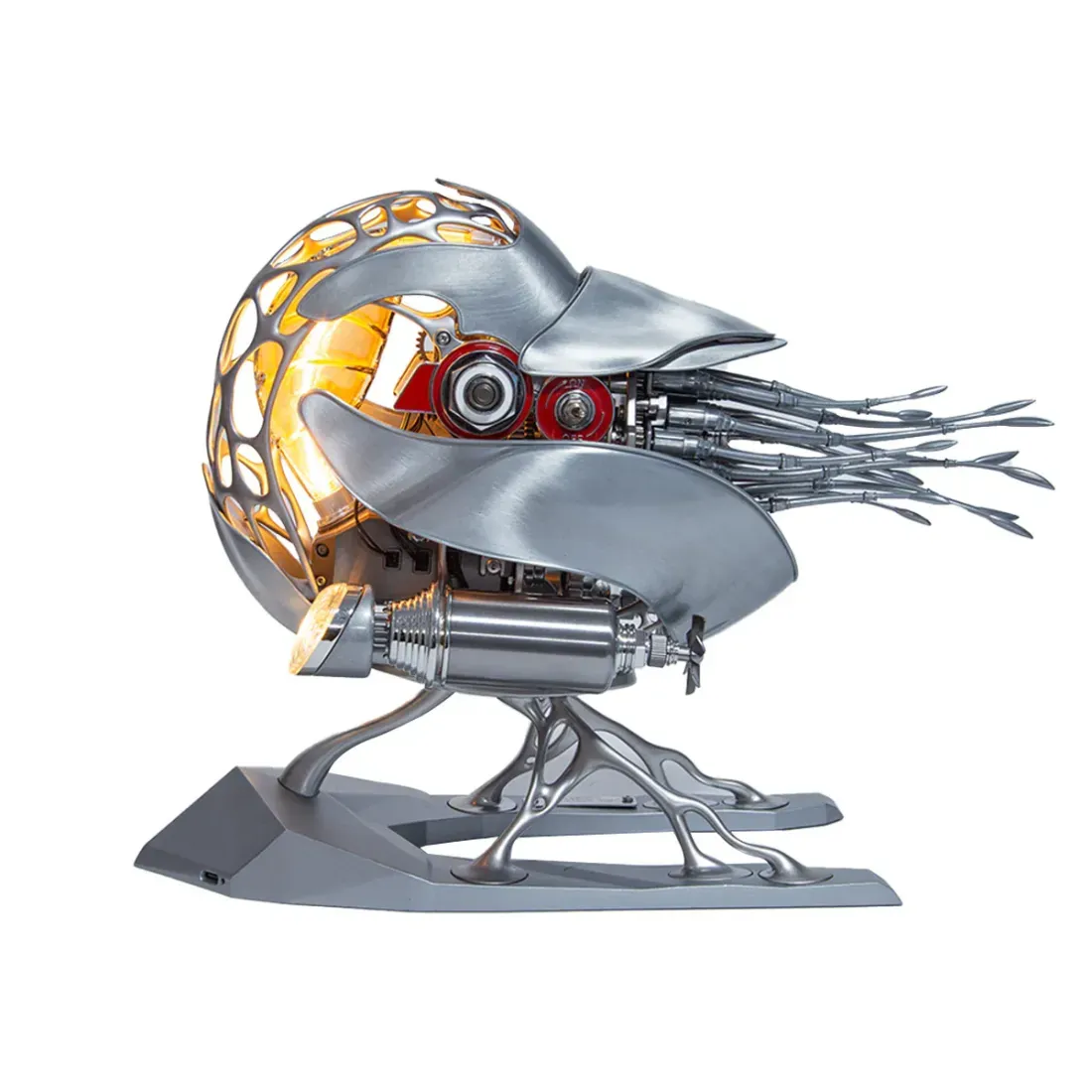 Mechanisches Nautilus 3D Metallmodell