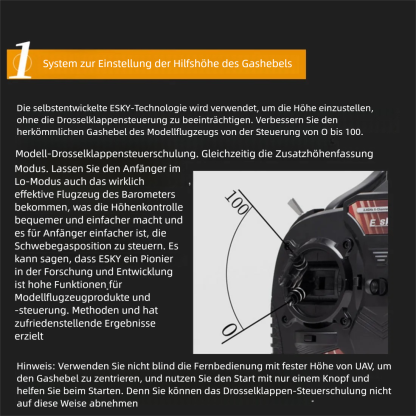 RC Flugzeug RC Hubschrauber Modell mit LED-Lichtern (RTF-Version)