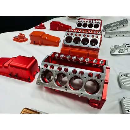1/6 Gas Flachkopf V8 Motor Small Block Modellkits Wassergekühlt 4-Takt 44cc