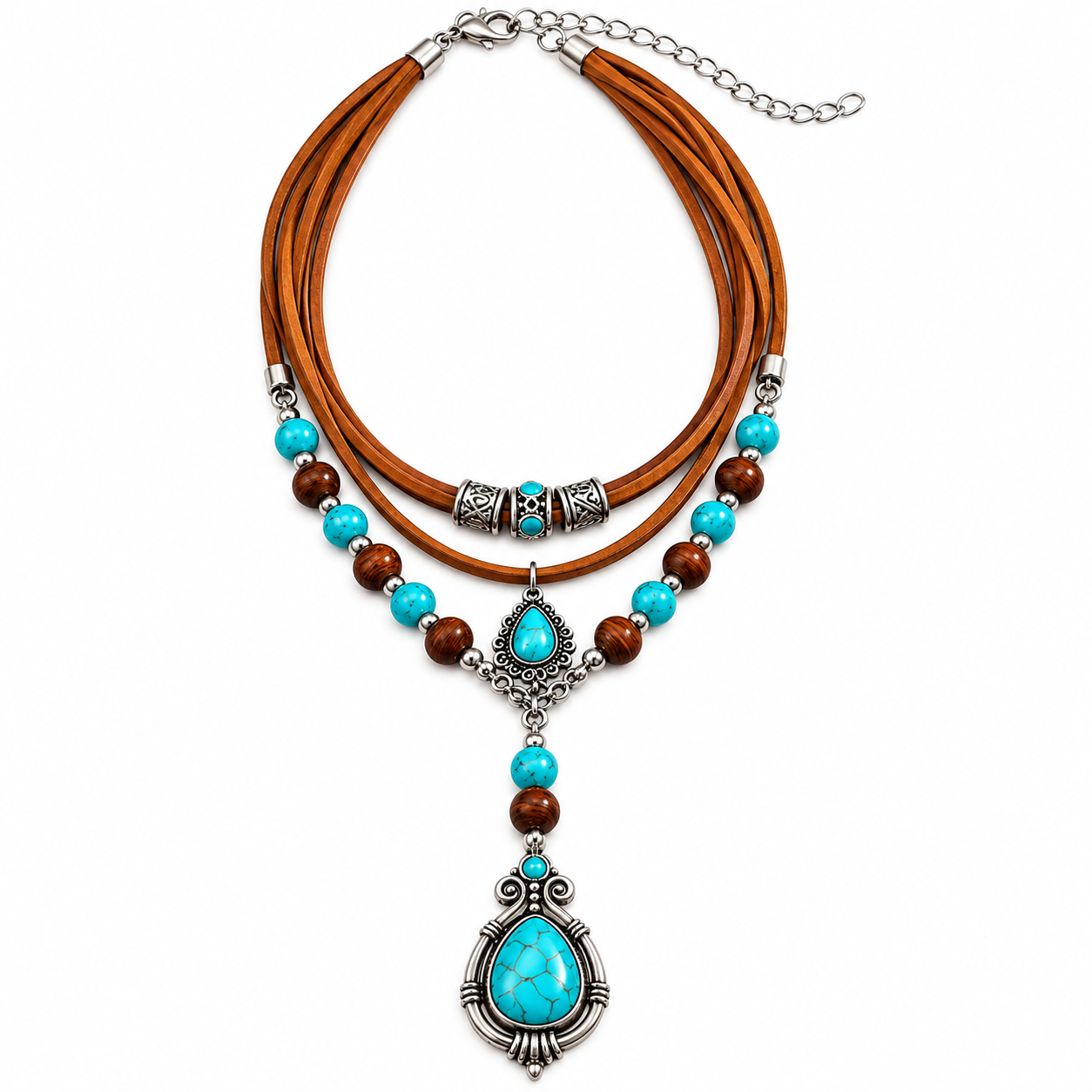 Desert Sky Turquoise Layered Necklace