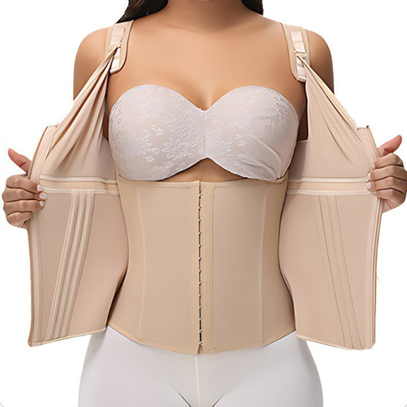 Waist Shapewear Corset for Women Sport Workout Vest for Women Gym Zipper and Hooks