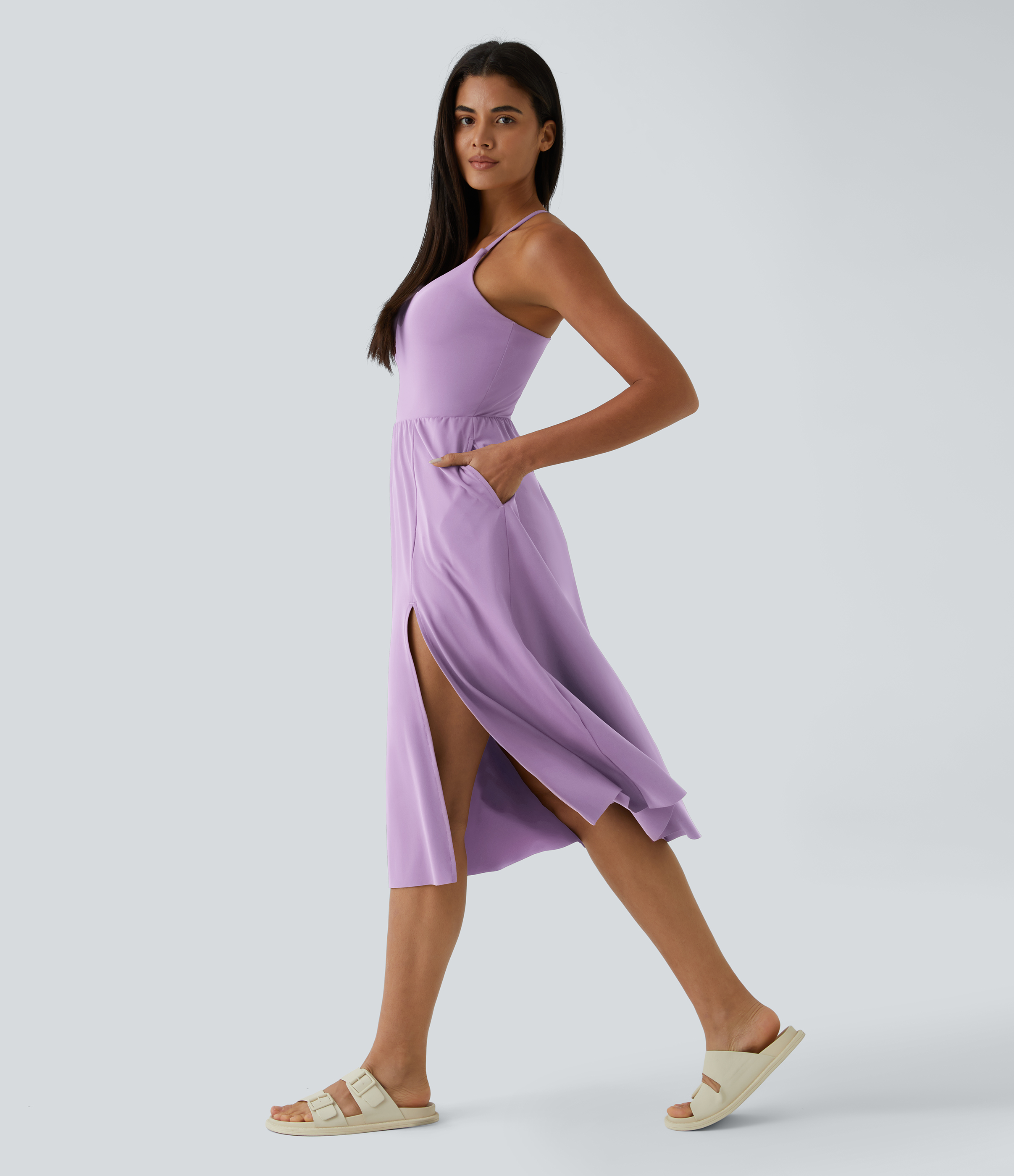 Everyday Midi Chill Dress-La Land